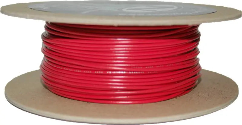 NAMZ CUSTOM CYCLE NWR-2-100 #18 Gauge Red 100' Spool Of Primary Wire