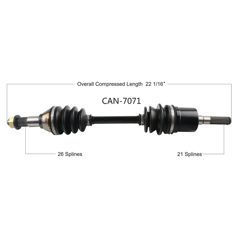 OPEN TRAIL Oe 2.0 Axle Front Right for Powersports