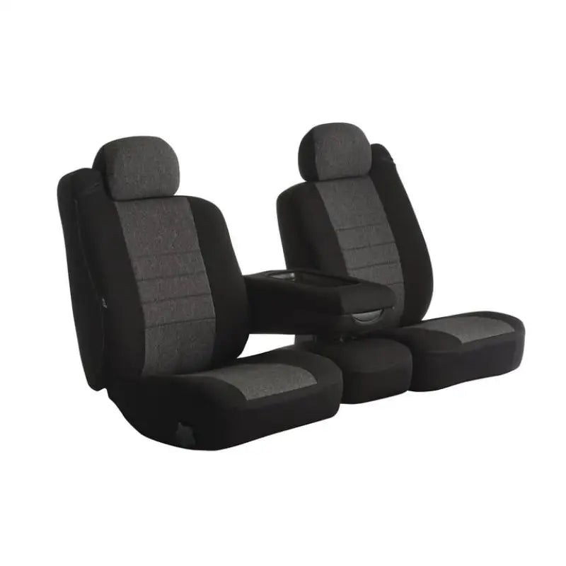 OE37-35 CHARC FIA Oe Front 40/20/40 Seat Cover in gray and black, ideal for RVs, automotive, powersports, off-road, marine, exterior, truck accessories, interior, truck bed, rv parts, Maintenance, Shield Your RV, Car, and Tires with Durable Covers for All Seasons, AVADA - Best Sellers, Must Haves