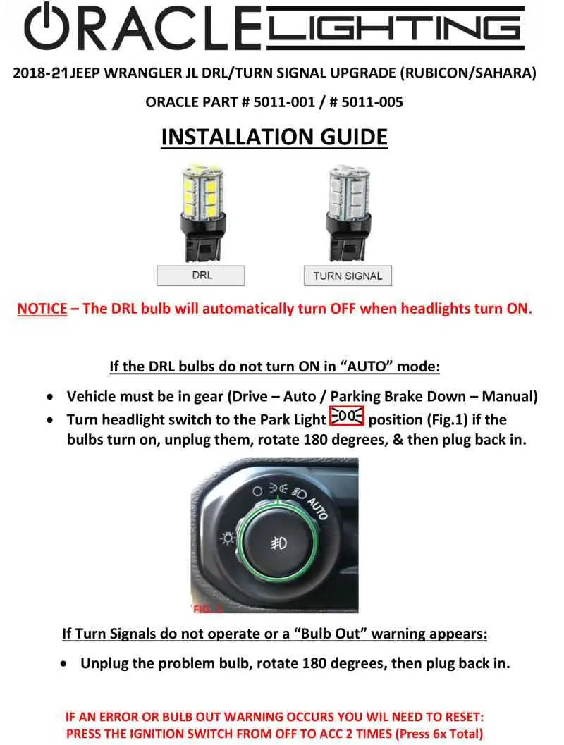 ORACLE Lighting 5011-001