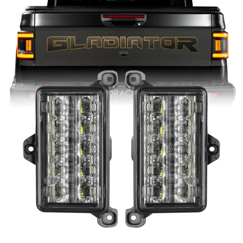 Oracle Lighting Jeep Gladiator JT Dual Function Reverse LED Module Flush Tail Light - Amber/White - Truck & Automotive
