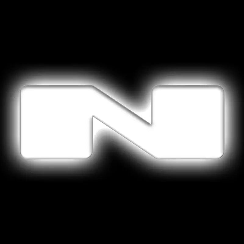 ORACLE Lighting Universal Illuminated LED Letter Badges - Matte White Surface Finish - N - Truck & Automotive
