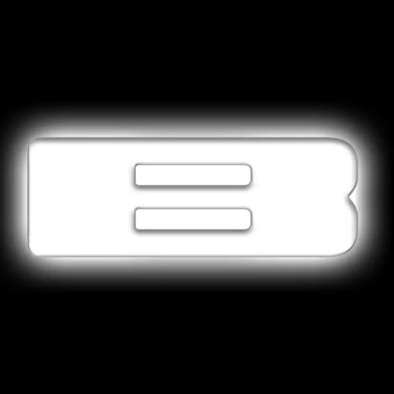 ORACLE Lighting Universal Illuminated LED Letter Badges - Matte White Surface Finish - B - Truck & Automotive