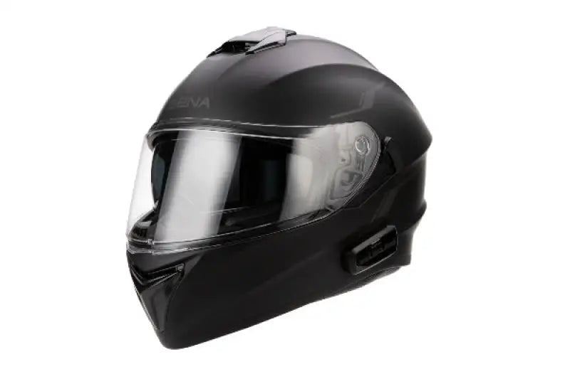Outforce Full Face Helmet Bluetooth Matte Black Md