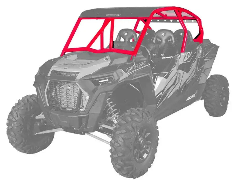 P194C028RD Pro Armor Cab Asylum Cage W/V Intrusion Red - RV and Auto Parts