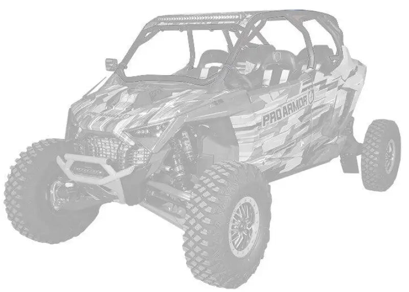 P2112C054TS Pro Armor Pro R Mp Cage W/No Intrusion Turbo Silver - RV and Auto Parts