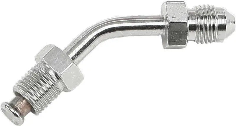 P646-03CH Jic To 3 Tube Adapter 45 Degree Chrome 3/8"