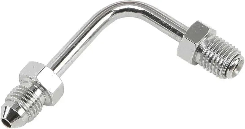 P690-03CH Jic To 3 Tube Adapter 90 Degree Short Chrome 3/8"