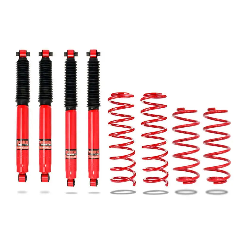 Pedders Jeep JL 2in Trakryder lift kit red titanium shocks and coil springs