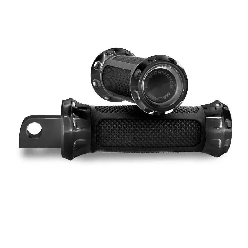 Performance Machine Footpegs Overdrive Passenger - Black Ano - Controls