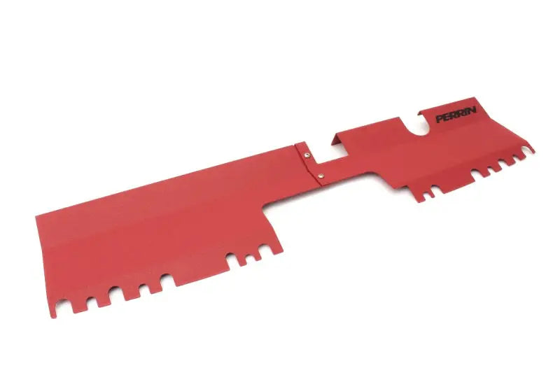 Perrin 15-21 WRX/STI Radiator Shroud (Without OEM Intake Scoop) - Red - Cooling