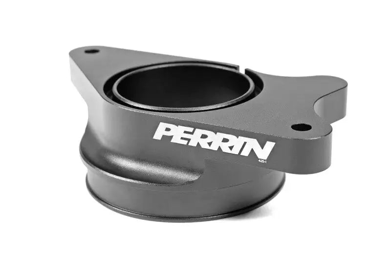 Perrin 2022 + Subaru WRX Black 3in Turbo Inlet Hose w/ Nozzle (Short) - Fabrication