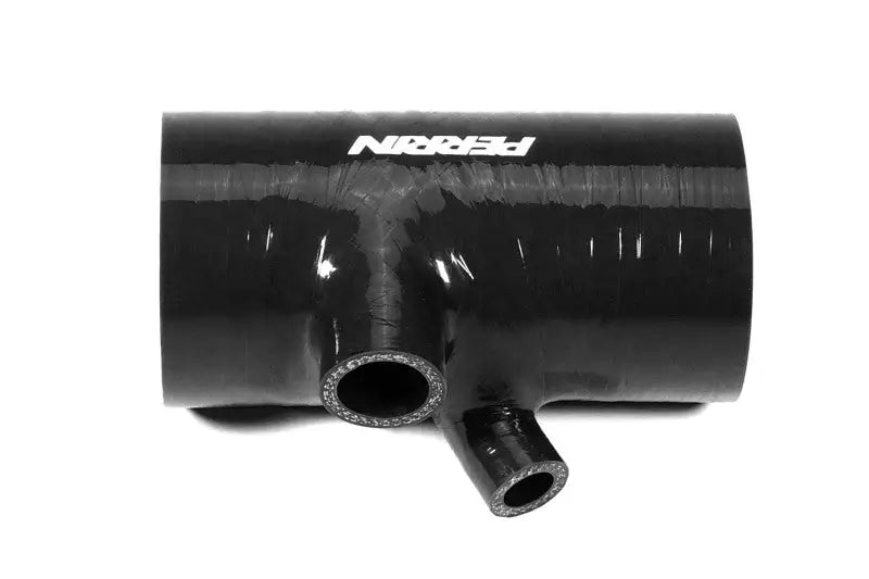 Perrin 2022 + Subaru WRX Black 3in Turbo Inlet Hose w/ Nozzle (Short) - Fabrication