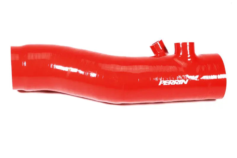 Perrin 2022 + Subaru WRX Red 3in Turbo Inlet Hose w/ Nozzle - Fabrication