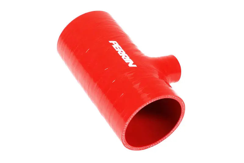 Perrin 2022 + Subaru WRX Red 3in Turbo Inlet Hose w/ Nozzle (Short) - Fabrication