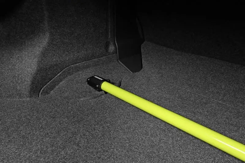 Neon yellow Perrin 22-23 Subaru WRX rear shock tower brace installed in car trunk, Performance,Suspension,AVADA - Best Sellers,Suspension,Strut Bars