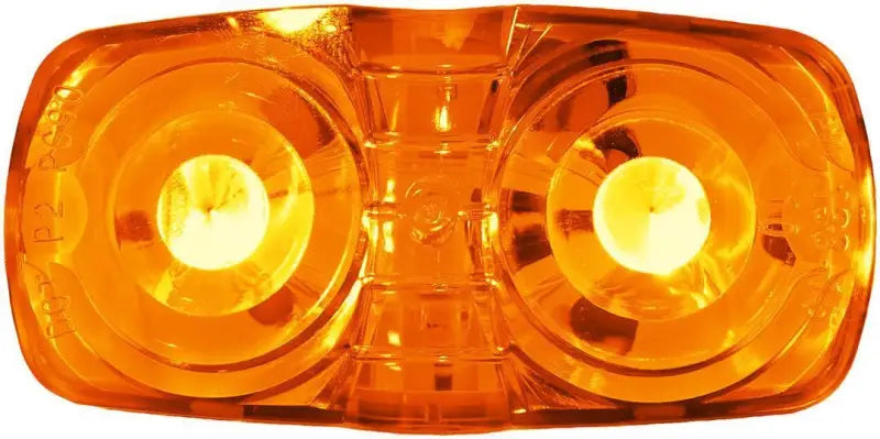 Peterson Mfg 38A-MV-BT2 Led M/C Pc Mv Rect Dbl Bulls-Eye 4’ - Clearance Light