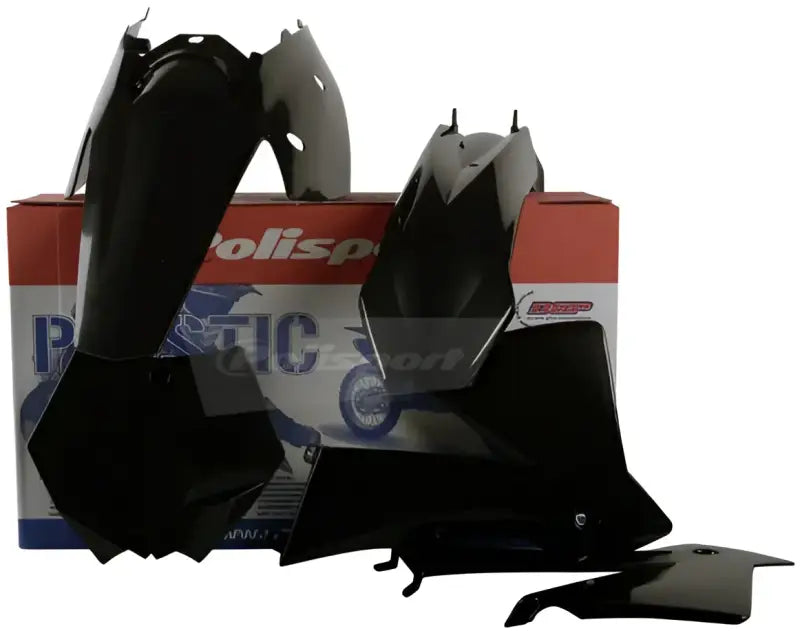 POLISPORT Plastic Body Kit Black for Powersports