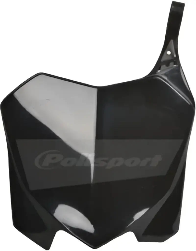 POLISPORT Front Number Plate Black for Powersports