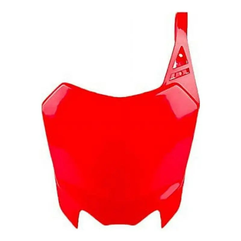 Polisport 8658800001 Front Number Plate Red