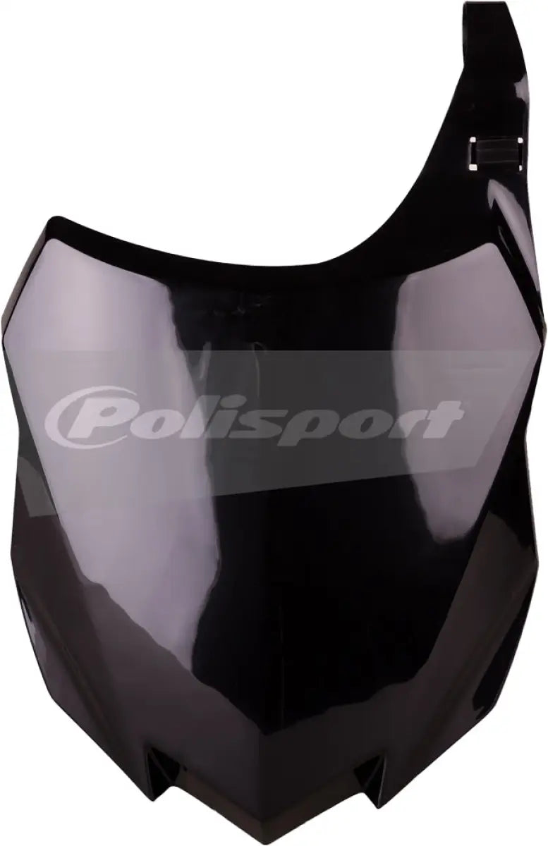 POLISPORT Front Number Plate Black for Powersports