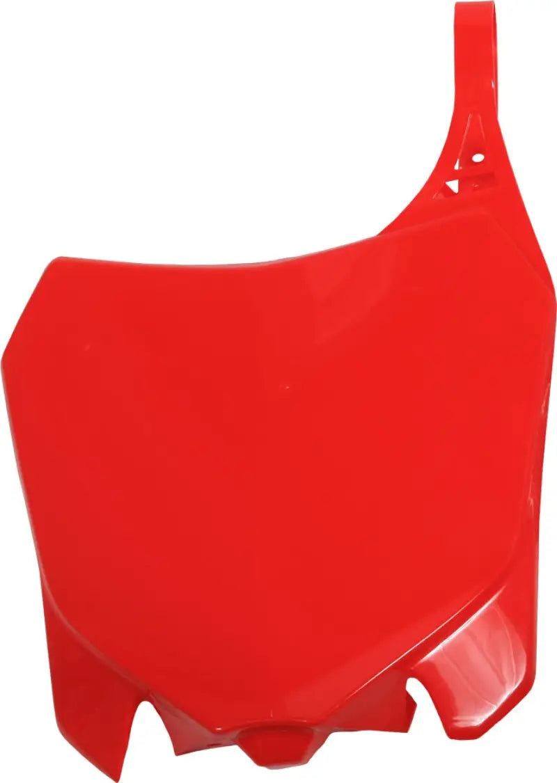 POLISPORT Front Number Plate Red for Powersports