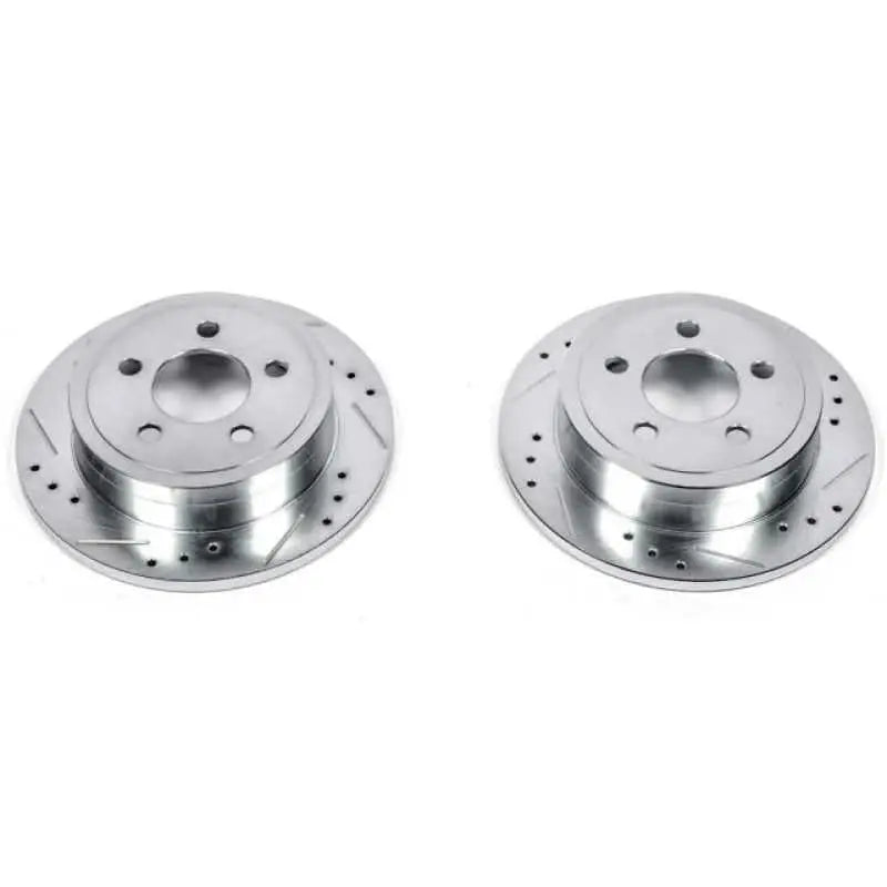 PowerStop Power Stop 03-07 Jeep Liberty Rear Evolution Drilled & Slotted Rotors - Pair
