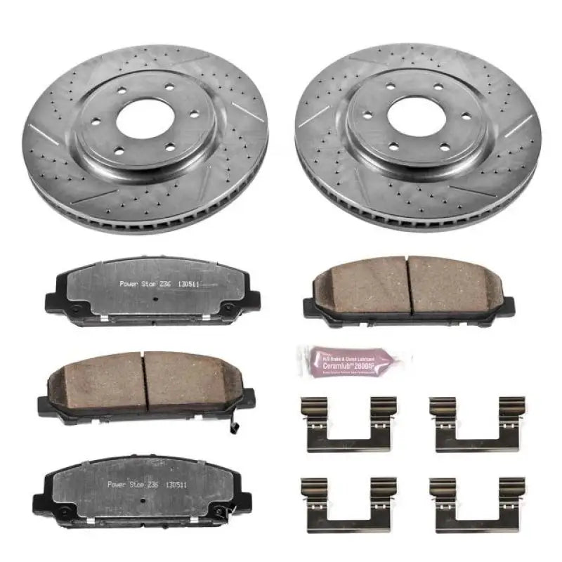 Power Stop 06-07 Infiniti QX56 Front Z36 Truck & Tow Brake Kit - Automotive
