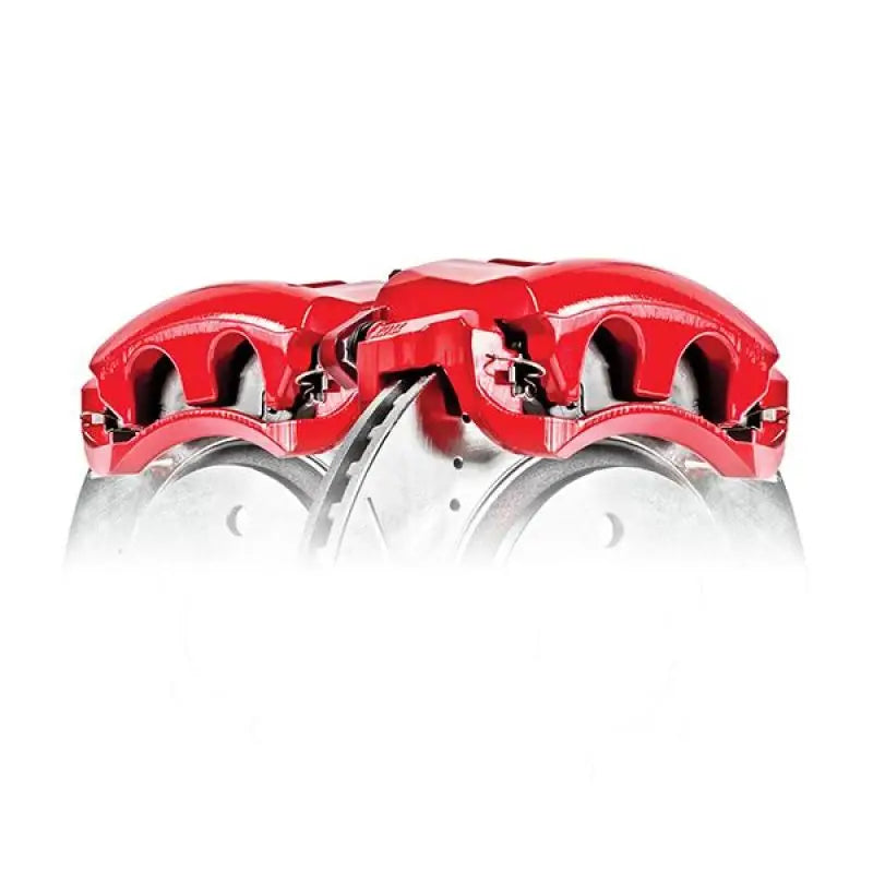 Power Stop 12-16 Ford F-250 Super Duty Front Red Caliper - Pair - Truck & Automotive