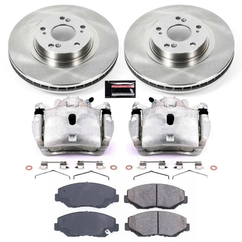 Power Stop 13-15 Acura ILX Autospecialty Kit w/ Calipers - Front - Truck & Automotive