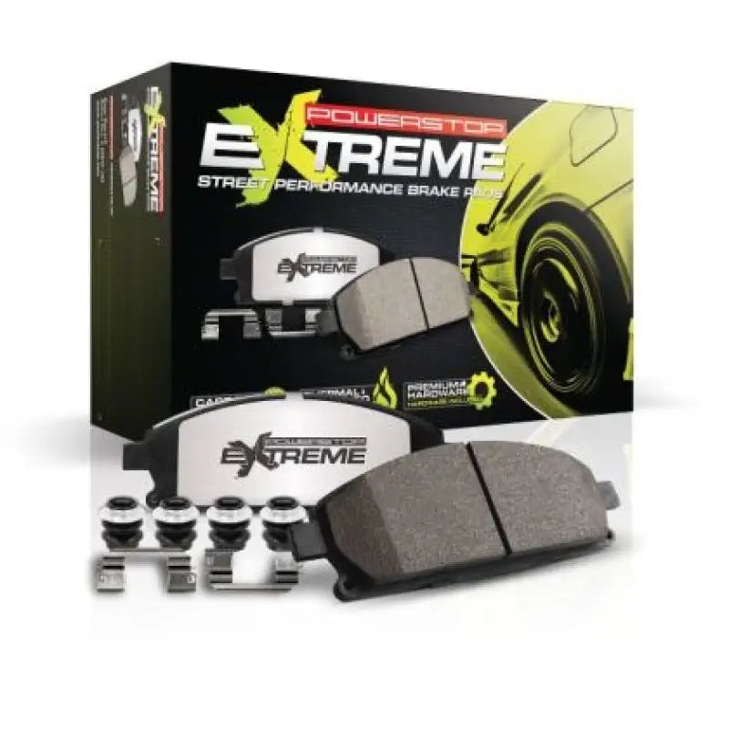 Power Stop 19-21 Hyundai Veloster N Front Z26 Street Brake Pads w/Hardware - PowerStop