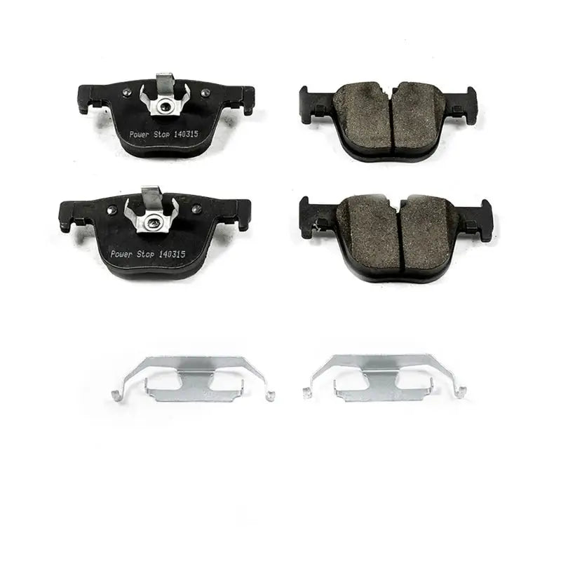 Power Stop 2016 BMW 328i Rear Z17 Evolution Ceramic Brake Pads w/Hardware - Truck & Automotive