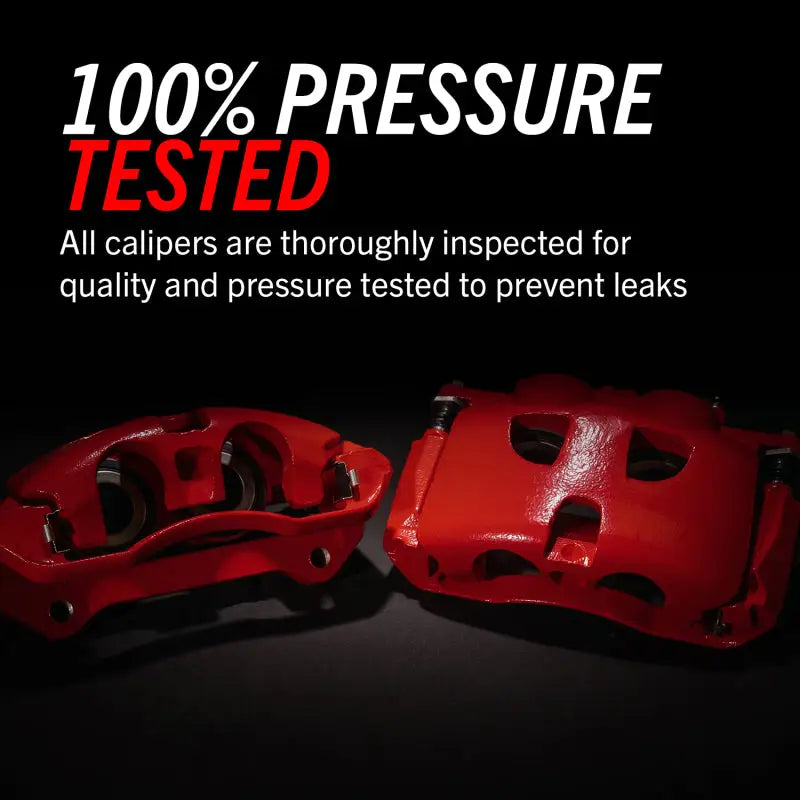 Power Stop 92-98 BMW 318i Front Red Calipers w/Brackets - Pair - Truck & Automotive