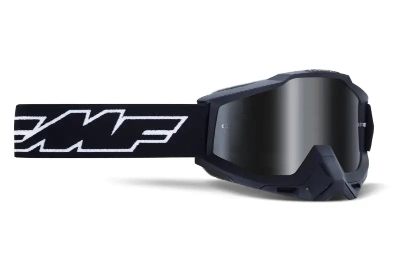 F-50037-00001 FMF VISION Powerbomb Goggle Rocket Black Mirror Silver Lens