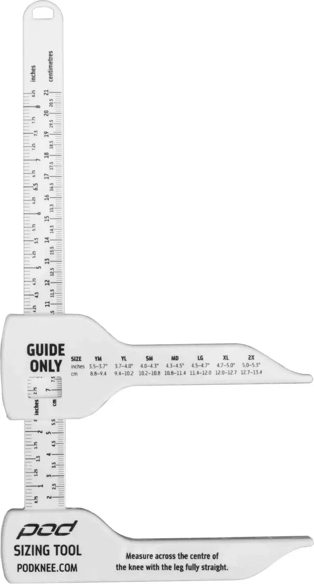 PP140-008-NS Knee Brace Sizing Tool (White)