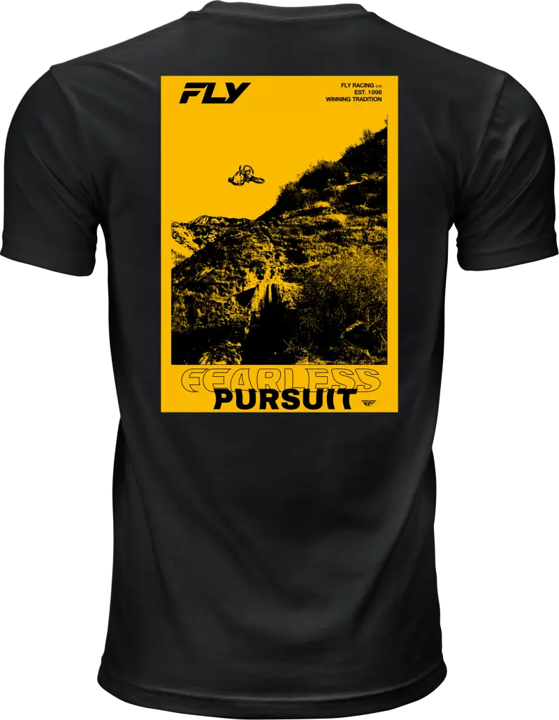 Fly Freeride Tee Black Lg - FLY RACING