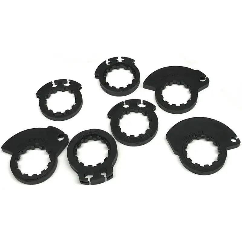 Black toothed-ringed semi-circular clamp-on pillow for ProTaper Clamp-On Pillow Grips