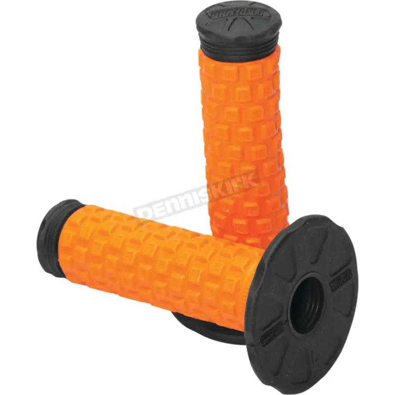 ProTaper Pillow Grips Orange Black for ultimate comfort on motorcycle handlebar