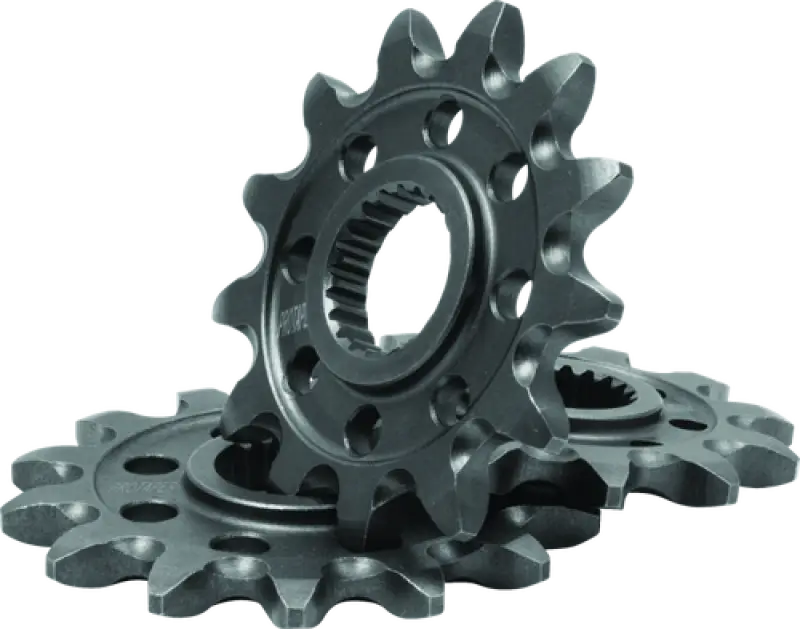 Stacked metal gears for protaper yamaha front sprocket power transfer