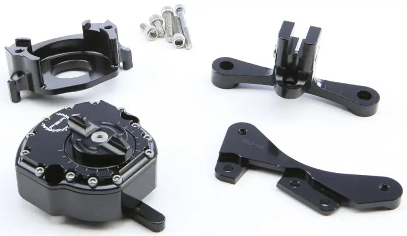 PSR Steering Damper Kit Black Bmw for Powersports