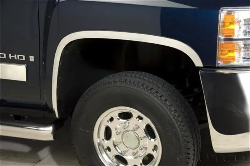 Putco 07-14 Chevrolet Silverado 2500HD - Full (Does not Fit Dually) Stainless Steel Fender Trim - 97289