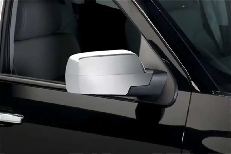 Putco 14-18 Chevy Silverado LD - Full Tape On Cover (w/ Courtesy Light CutOut) Mirror Covers - 400141