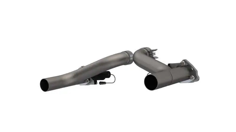 QTP 10-15 Chevrolet Camaro SS 6.2L 2.5in 304SS Aggressor Cutout Dual Mid Pipes