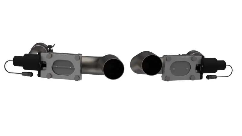 QTP 11-18 Dodge Challenger/Charger 5.7L 2.5in 304SS Aggressor Cutout Dual Mid Pipes