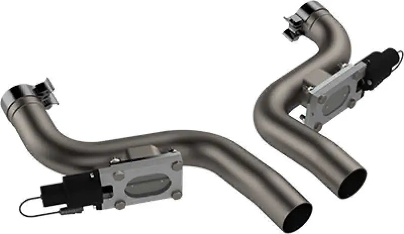 QTP 11-18 Dodge Challenger/Charger 5.7L 2.5in 304SS Aggressor Cutout Dual Mid Pipes