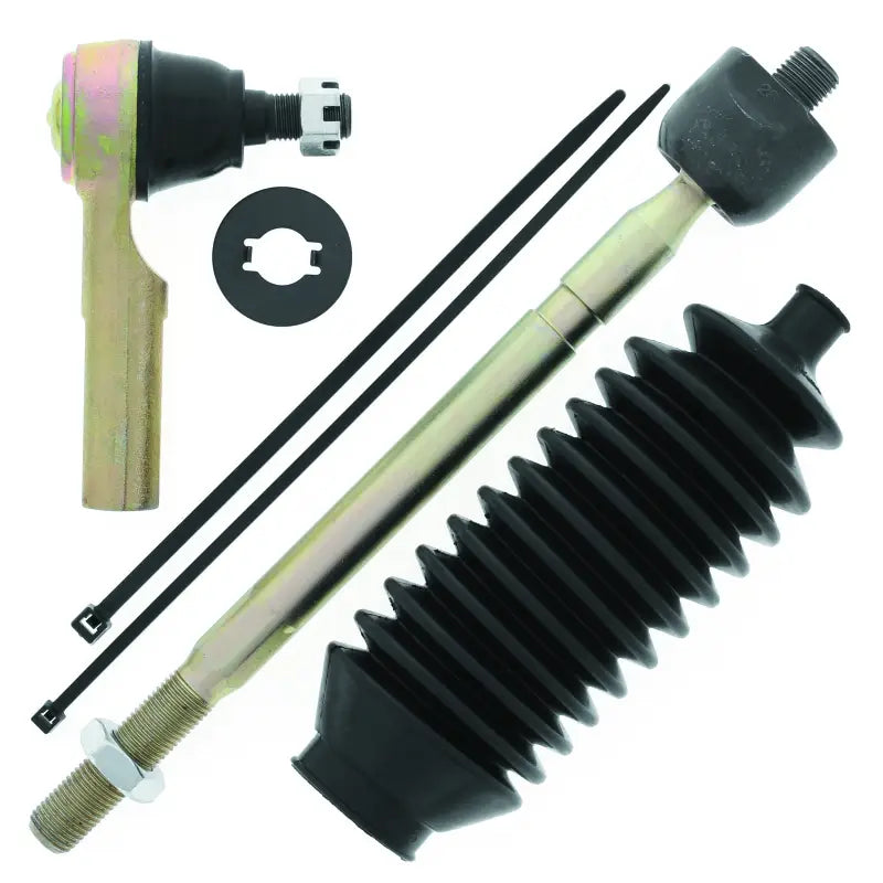 QuadBoss 08-13 Kawasaki KRF750 Teryx 750 4x4 Steering Rack Tie Rod Assembly Kit -Right Inner & Outer - RV and Auto Parts