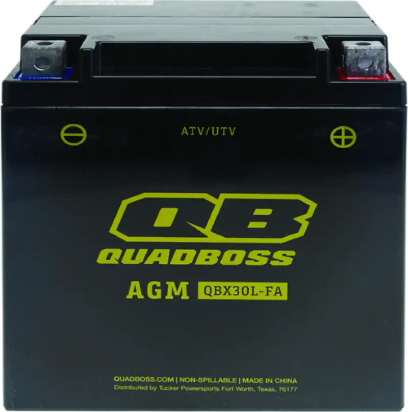 QuadBoss maintenance-free AGM battery for Arctic Cat 350 ATV/UTV