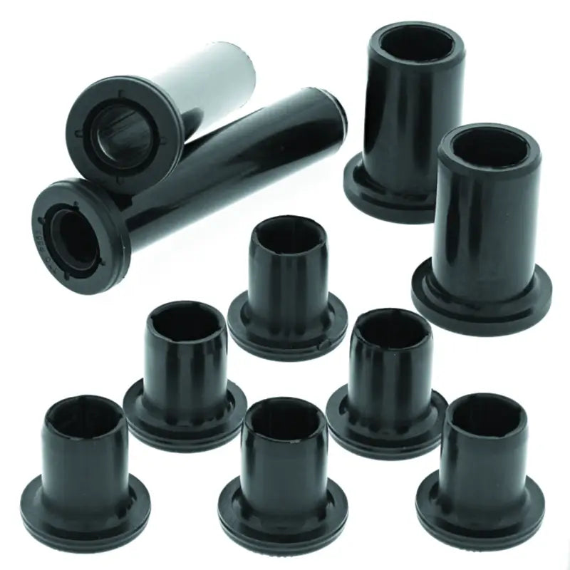 Black cylindrical bushings for Polaris Sportsman rear independent suspension repair kit