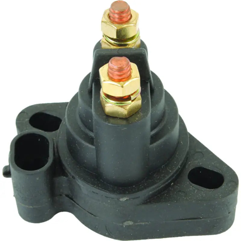 Black starter solenoid with copper terminals for QuadBoss Arctic Cat 30A relay