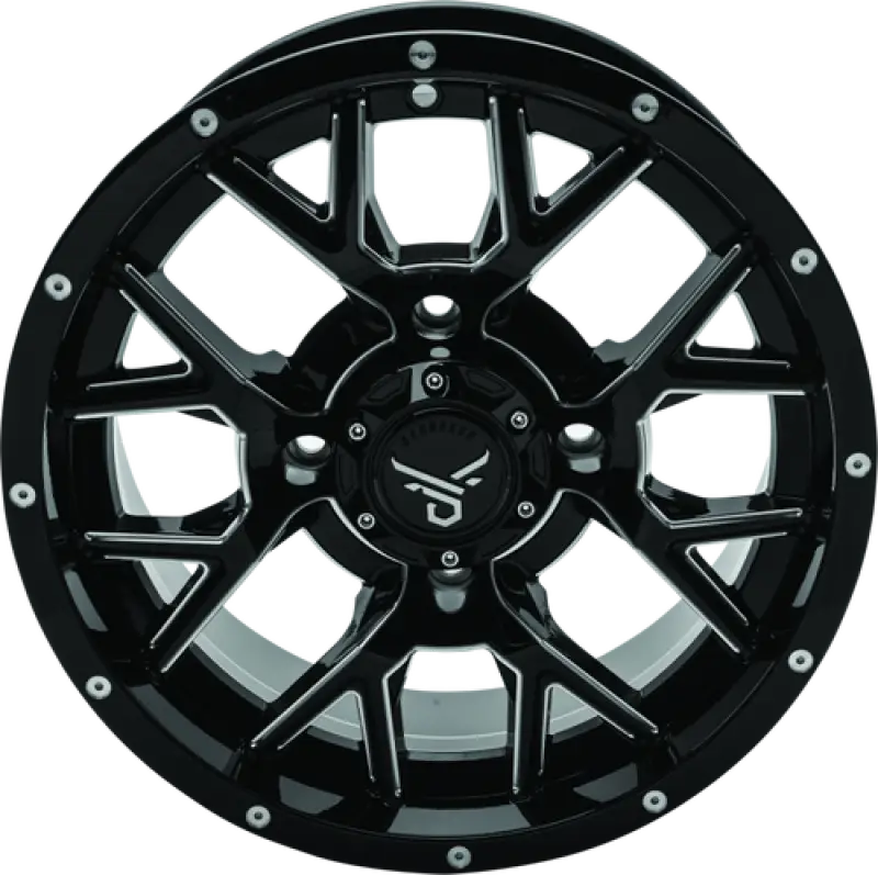 QuadBoss Barbwire 14X7 - 5 + 2 - 4/110 - Milled - 608573 - Wheels
